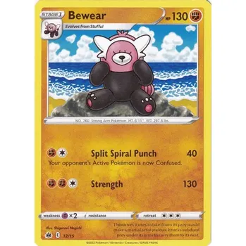 Společenská hra Pokémon karta Bewear 12/15
