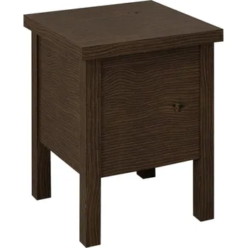 Koupelnové sedátko SAPHO BRAND stolička s úložným prostorem 35x46x35cm, mořený smrk