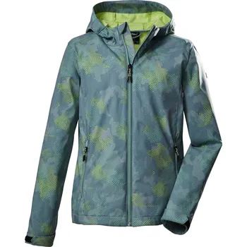 Dívčí bunda Dívčí softshellová bunda Killtec 205 tmavě tyrkysová/zelená 128
