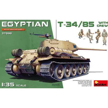 Plastikový model Miniart 1/35 Egyptian T-34/85 with Crew