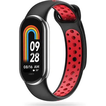 Příslušenství k chytrým hodinkám Tech-Protect Řemínek pro Xiaomi Smart Band 8 / 9 - Tech-Protect, Softband Black/Red