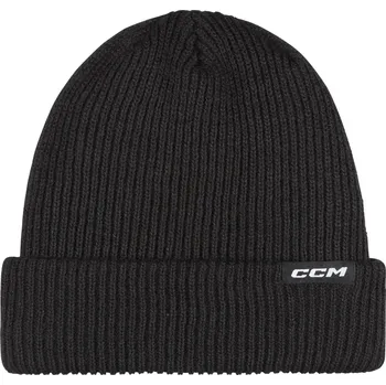 Čepice Čepice CCM Team Cuffed Beanie SR, černá, Senior CCM