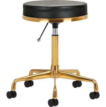 LuxuryForm DESIGN Kosmetický taburet H4 - zlato-černý