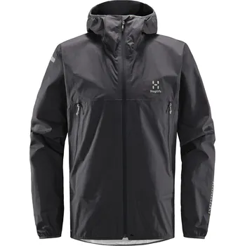 Cyklistické kalhoty Pánská bunda Haglöfs 605234-2AT L.I.M PROOF Jkt M tmavě šedá