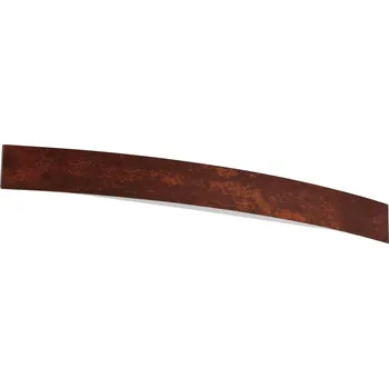 Nástěnné svítidlo Linea Light 1144 Curvé_W, corten nástěnné svítidlo, 30W LED 3000K, délka 69cm