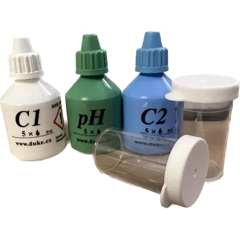 Bazénová chemie Poolservis DUKE Kapkový tester (Cl/Ph) - chlor + pH