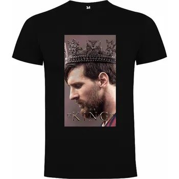 Chlapecké tričko Tričko Lionel Messi KING Barva: Námořnická modrá/Navy, Velikost: XXL
