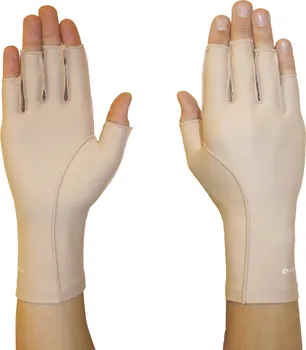 Catell Edema Light kompresní rukavice 3/4 délka béžové