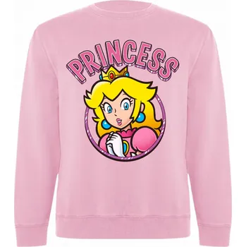 Chlapecká mikina Růžová Mikina Princess Peach Velikost: 110/116 - 4/5let