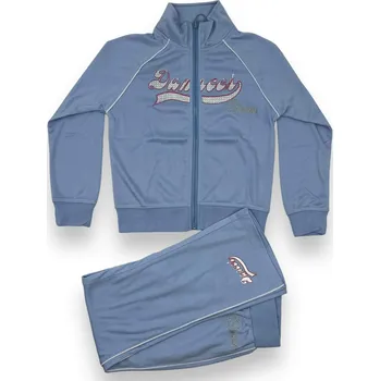 Fashion Land Dívčí modrá tepláková souprava 04 Barva: Modrá, Velikost: 152