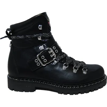 Dámská zimní obuv Dámské zimní boty Nis 2015421/2 Scarponcino Pelle Vitello Black