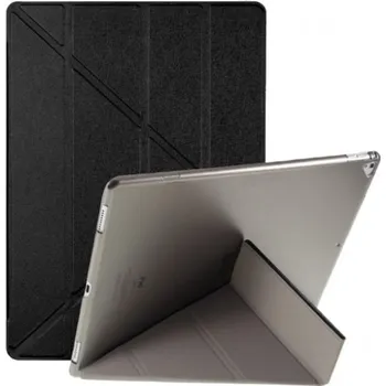 Pouzdro na mobilní telefon Hedvábné pouzdro s funkcí uspání a origami stojánkem pro iPad Pro 12,9" (2015-2017) - černé