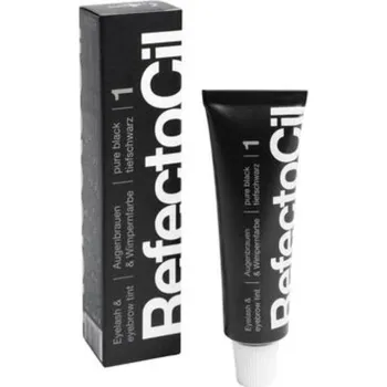 Přípravek na oči RefectoCil - barvy na obočí a řasy a bradu 1.0 černá, 15ml - vhodná i na bradu