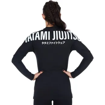 Rashguard Tatami fightwear Dámský rashguard Tatami Impact - dlouhé rukávy - černý Velikost: XL