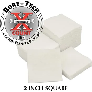 Čištění zbraně BoreTech Bavlněné čtvercové vytěráky X-Count .308 - .45 (500 ks)