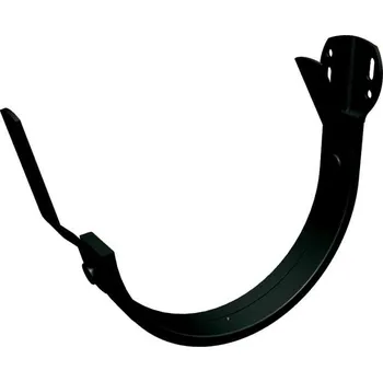 okap PREFA hliníkový hák žlabu římsový/čelní Ø 100 mm, Černá P10 RAL 9005