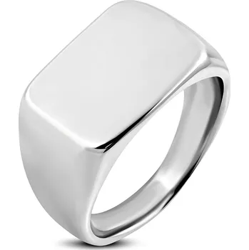 Prsten 316Steel Prsten s plochou chirurgická ocel RMT730 Velikost prstenu: 8 + možnost gravírování