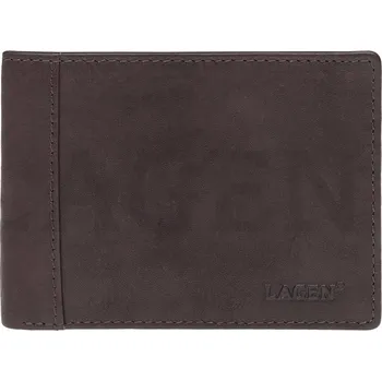 Peněženka Lagen pánská peněženka kožená 7176/E-hnědá - BRN