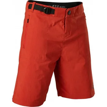 Cyklistické kalhoty Dětské cyklistické kraťasy Fox Yth Ranger Short W/Liner Red Clay