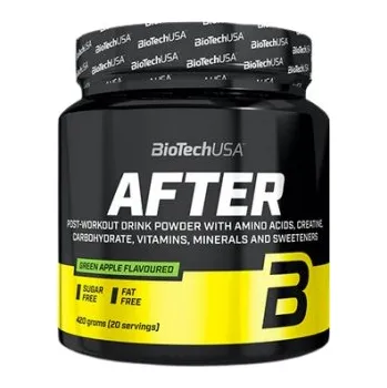Anabolizér BiotechUSA After 420 g - zelené jablko + Sleva 3 % pro registrované