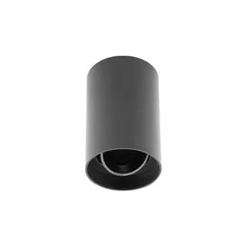 GTV Stropní svítidlo RESTO, PC, ?80x125 mm, IP20, max. 20 W, kruhové, černé