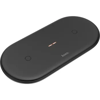 hoco. Bezdrátová nabíječka 2v1 - HOCO CW23 - 2 x 10W - Černý