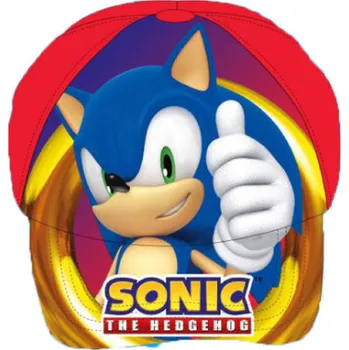 Kšiltovka Kšiltovka Ježek Sonic červená vel. 54