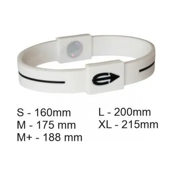 Raketový sport EPO balanční náramek - bílá/černá XL
