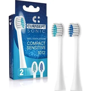Náhradní hlavice k elektrickému kartáčku Curasept Sonic Compact Sensitive 1012 náhradní hlavice 2 ks