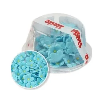 Čokoláda Cukrové květy modré 45ks