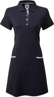 FootJoy Golf Dress golfové šaty s límečkem Navy/White XS