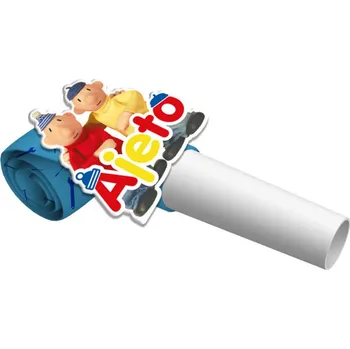 Karnevalový doplněk Párty frkačky - Pat a Mat - 6 ks