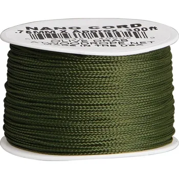 Horolezectví Šňůra NANO nylon PARACORD 0,75mm/90m ZELENÁ
