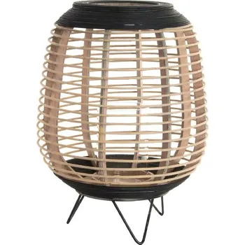 Svícen Svícen "BAMBOO NATURAL" + sklo 32x43cm