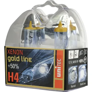 Autožárovka Unitec Xenon Gold 77766 H4 P43t-38 12V 60/55W Unitec Xenon Gold 77766 H4 P43t-38 12V 60/55W