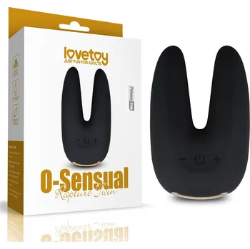 Vibrátor LoveToy O-Sensual Rapture Twin Clitoral or Nipple Vibrator Black