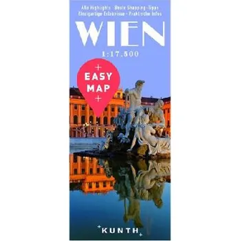 Vídeň Easy Map mapa 1:17 500 - Kunth
