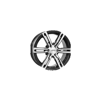 Alu kolo INTER ACTION KARGIN VW 8x18 6x130 ET53.00 černá lesklá + leštění