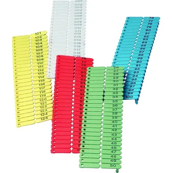 Chov hospodářského zvířete Ušní známky OVITAG čísla 101 - 200 (100 ks) zelená