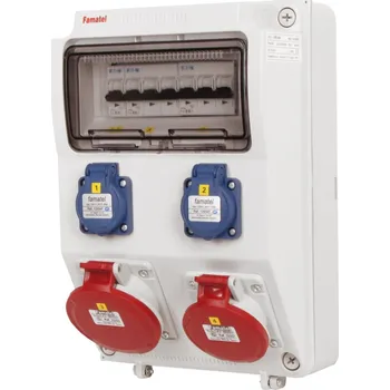 modulární přístroj a rozvaděč v3852-6kA - ZSF20101000.0 /3958 Zásuvková skříň IP44 jištěná bez chrániče