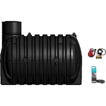 Čerpadlo Sestava na dešťovku PUMPA RAIN SET LKS 10000L - nádrž (ELBI CU), ponorné čerpadlo, systém dopouštění