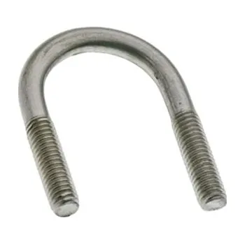 Třmen z kruhové oceli nerezový 1/2" M6 22 mm A4