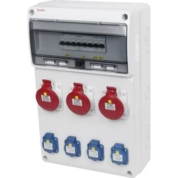 modulární přístroj a rozvaděč v664-6kA - ZSF40300000.0 /3952 Zásuvková skříň IP44 jištěná bez chrániče