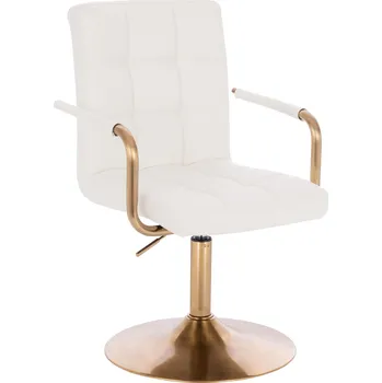 Bergen křeslo ekokůže bílé