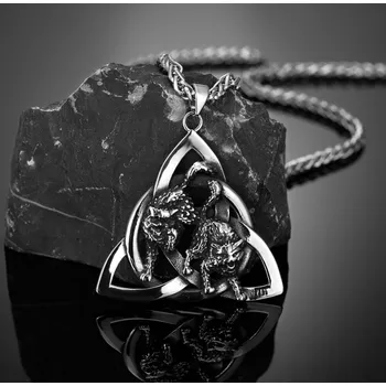 Náhrdelník B-TOP Vikingský náhrdelník keltský uzel Trinity