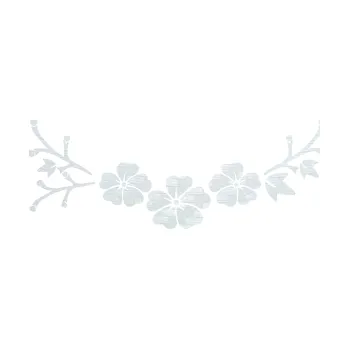 Samolepící dekorace SAMOLEPKA Květina dekor 044 levá (51 - 3D karbon bílý) NA AUTO, NÁLEPKA, FÓLIE, POLEP, TUNING, VLASTNÍ TEXT, TISK, AUTOSAMOLEPKY.cz, POLEPY, OBRÁZEK, LOGO, SAMOLEPKY