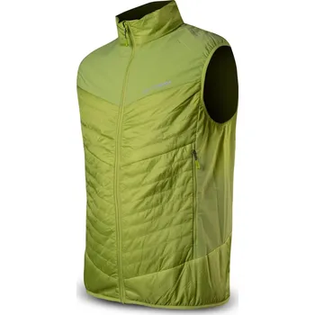 Pánská lehká vesta TRIMM Zen Vest zelená Barva: lime green/jeans blue, Velikost: XL