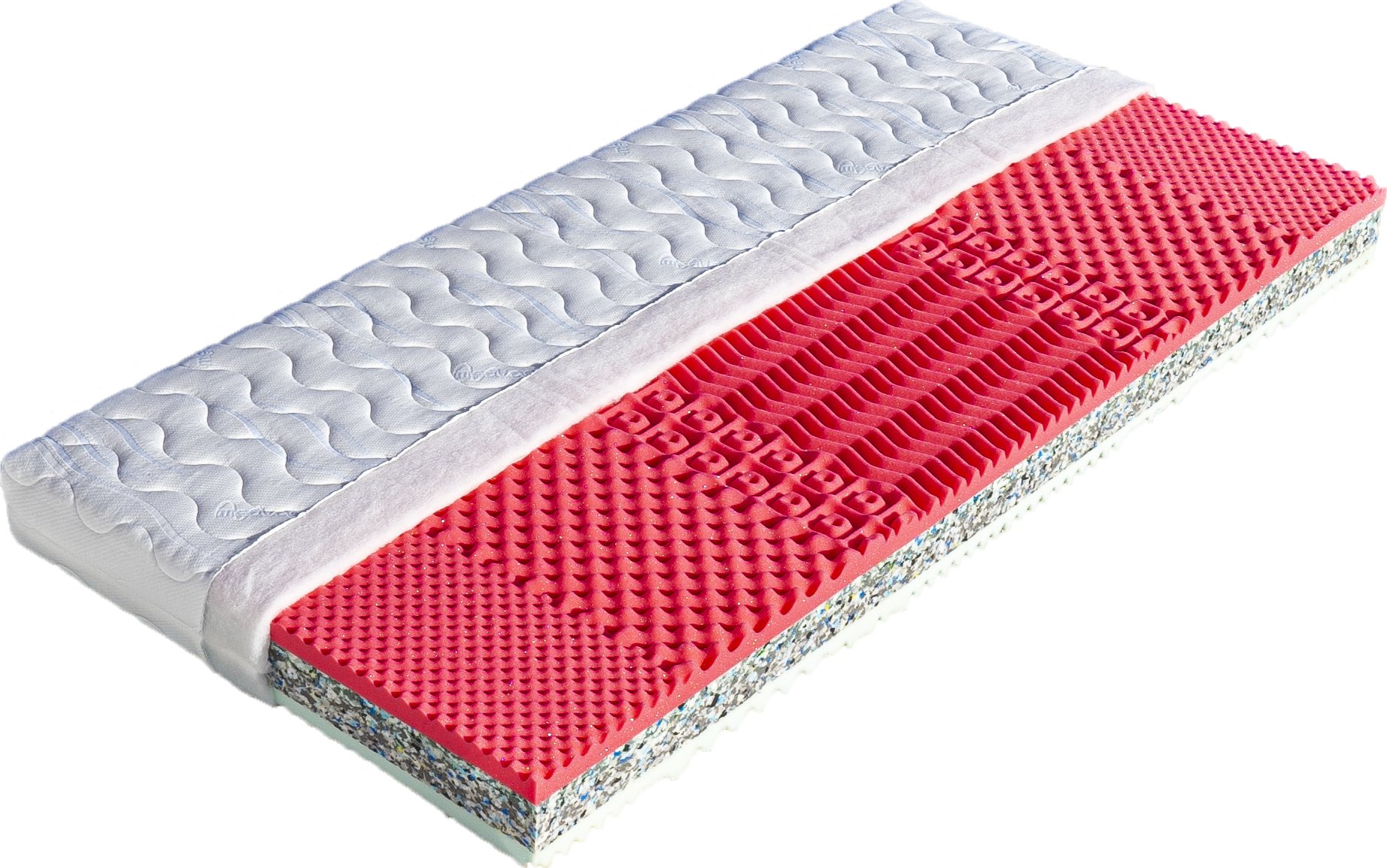 Matrace Dřevočal Neapol 80x200 cm, Aloe Vera - sendvičová oboustranná