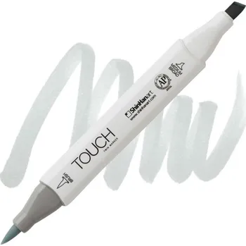 Lihová fixa TOUCH oboustranná Brush & Chisel, GG1 Green grey