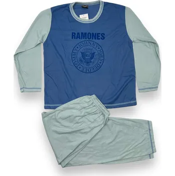 Vn.Lot Chlapecké pyžama s dlouhým rukávem RAMONES Barva: Modrá, Velikost: 140